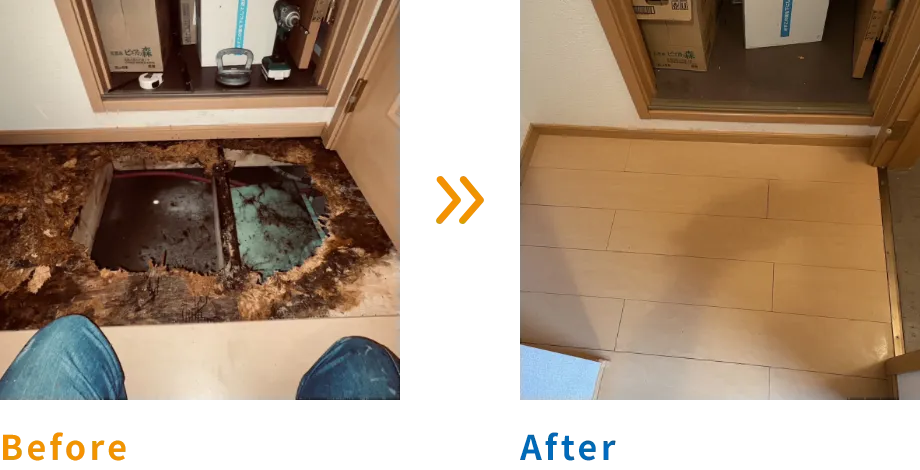 #床張り替え工事